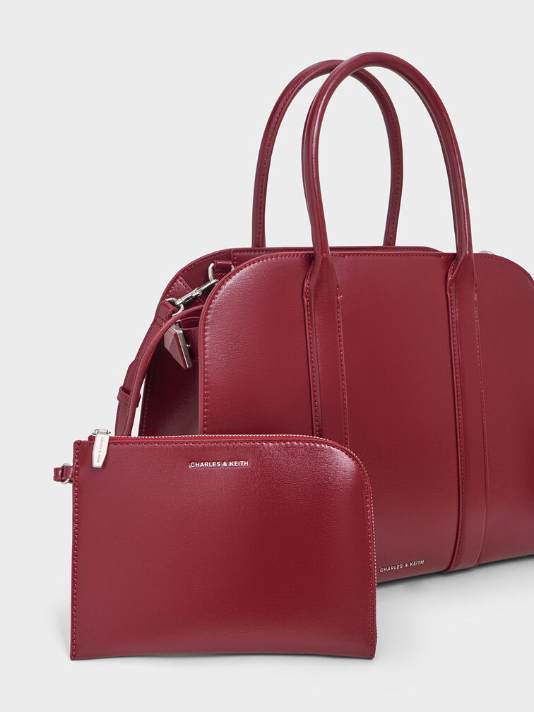 Axel Bowling Bag, Burgundy, hi-res