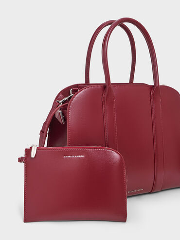 Axel Bowling Bag, Burgundy, hi-res