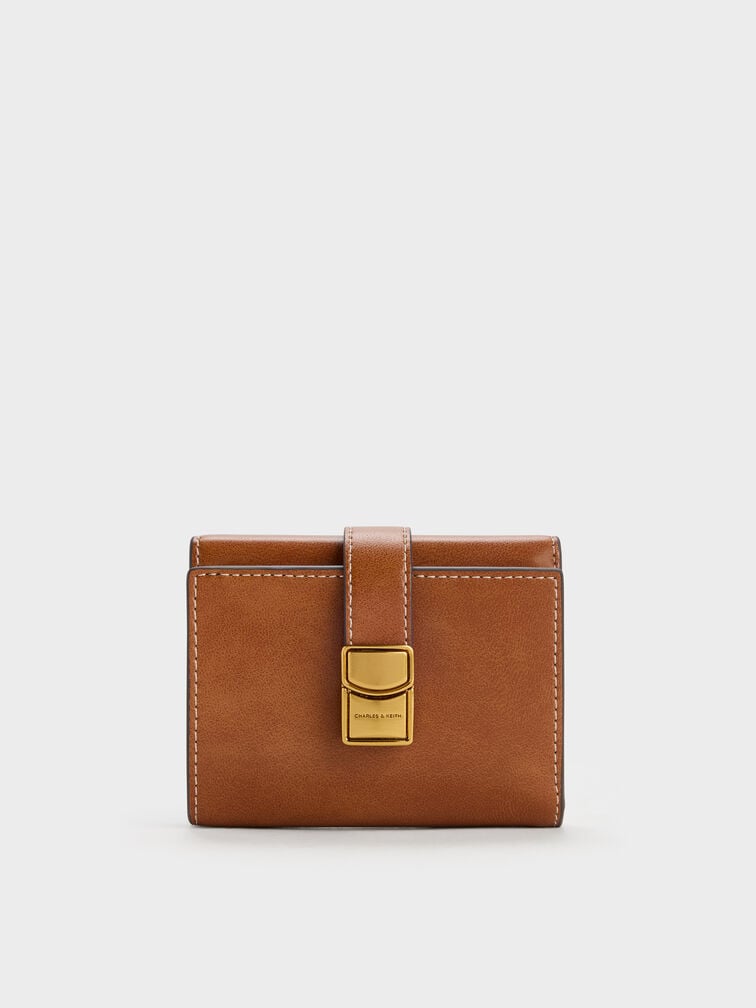 Acelynn Belted Small Wallet, Distressed Tan, hi-res