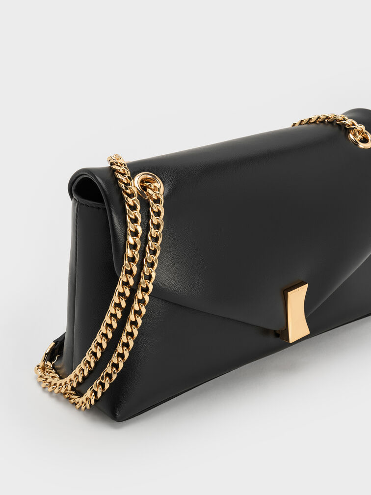 Lilibet Chain-Strap Bag, Black, hi-res