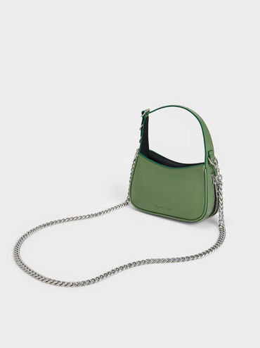 Mini Rebel Hobo Bag, Green, hi-res