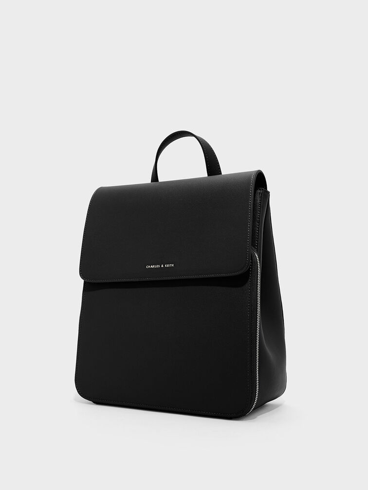 Top Handle Bag, Black, hi-res