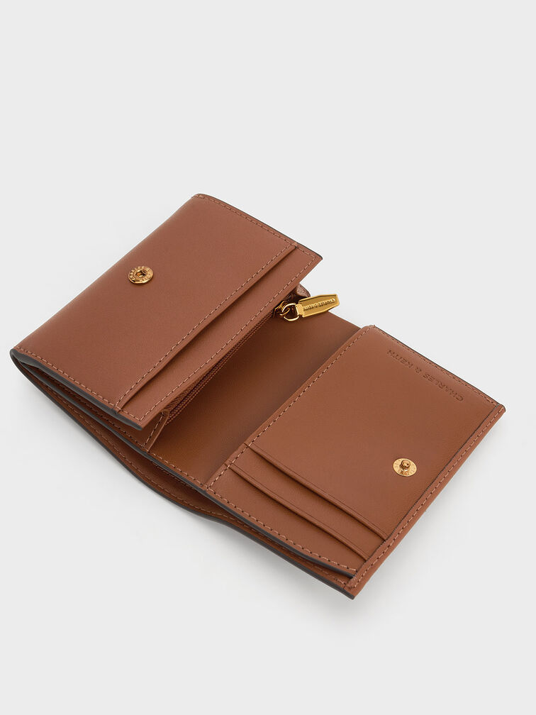 Daylla Canvas Wallet, Tan, hi-res