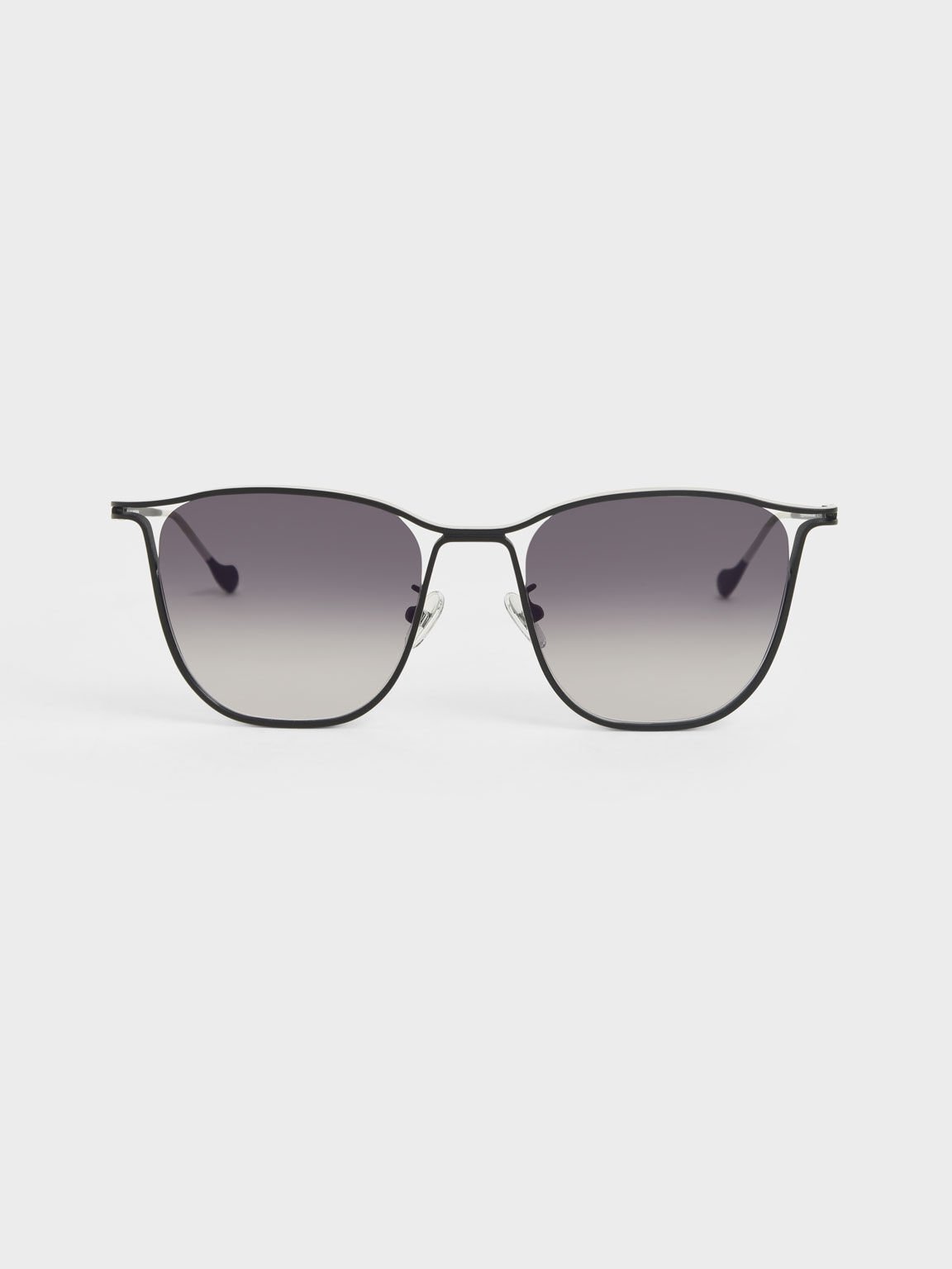 Two tone lens sunglasses cheap