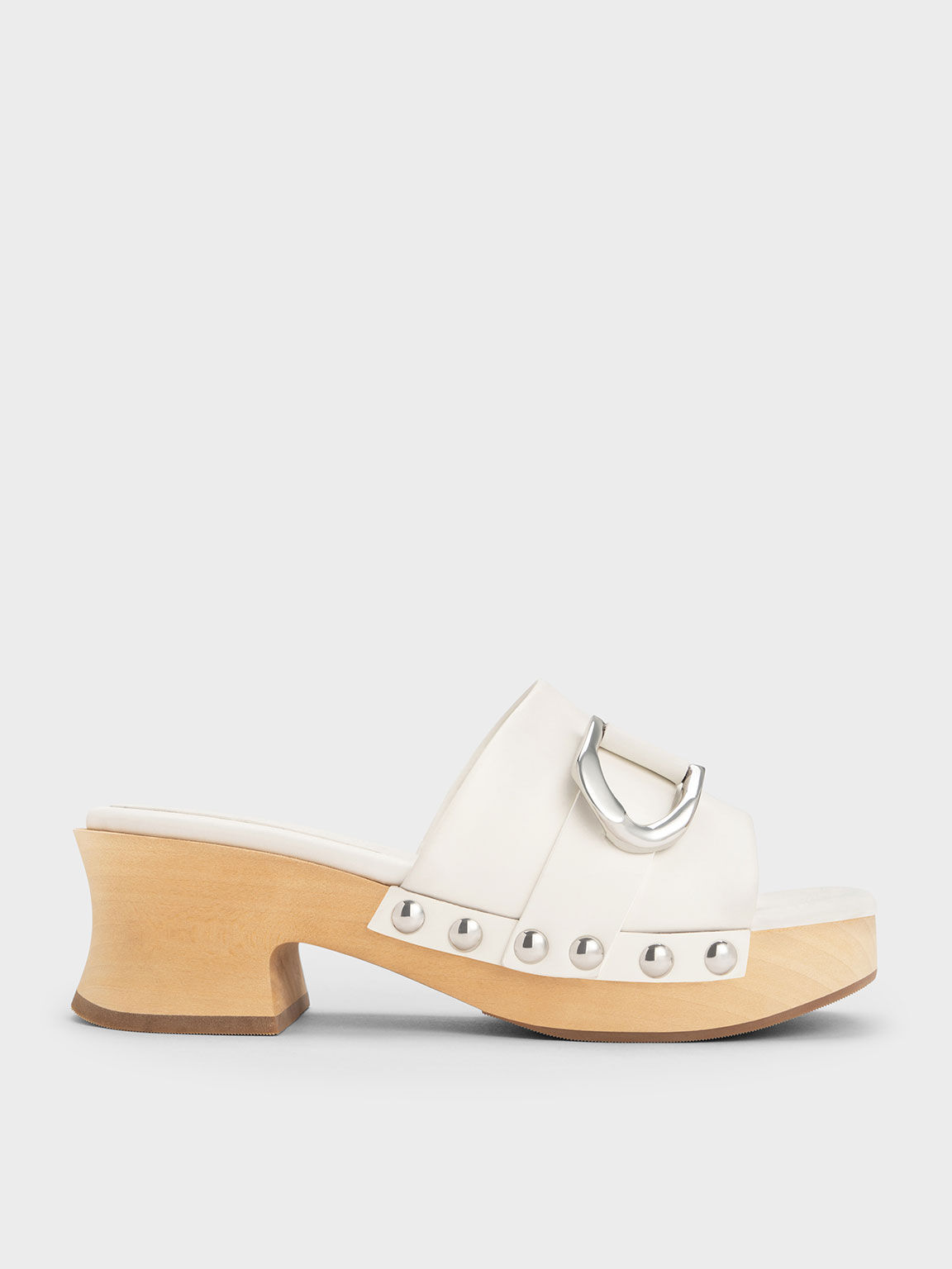 Open toe wooden clogs on sale