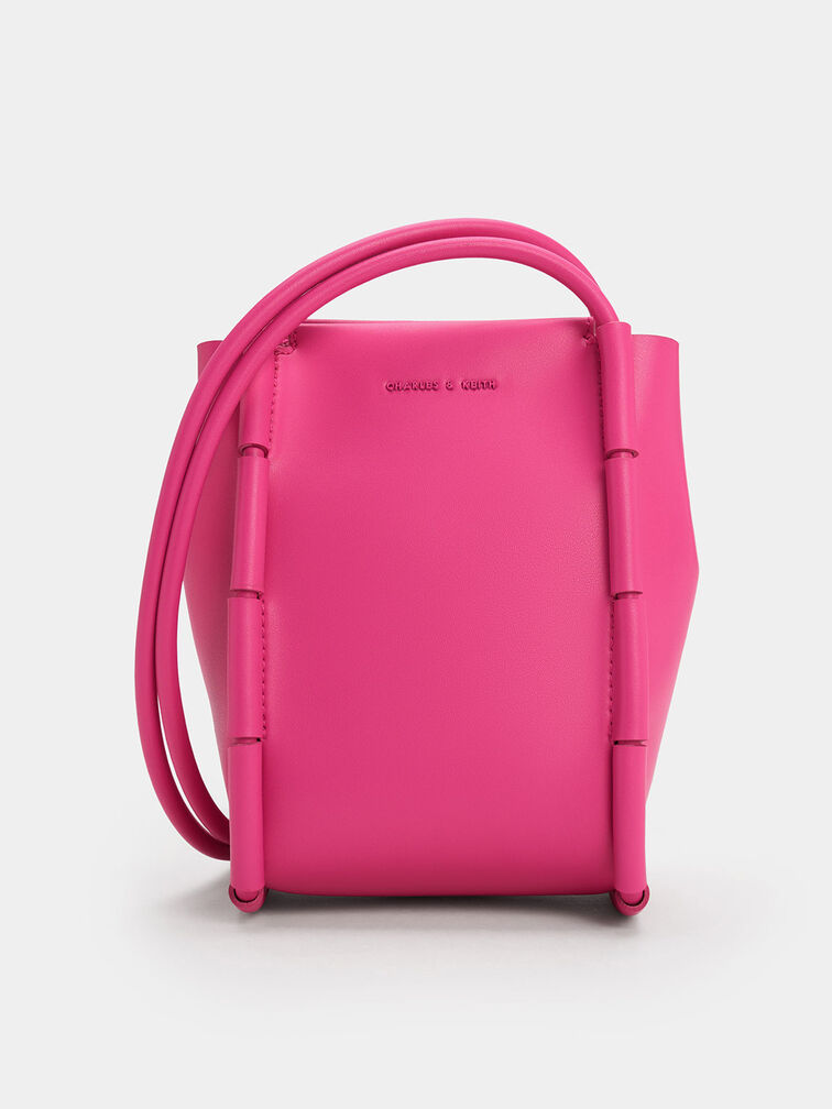Machina Rectangular Bag, Fuchsia, hi-res