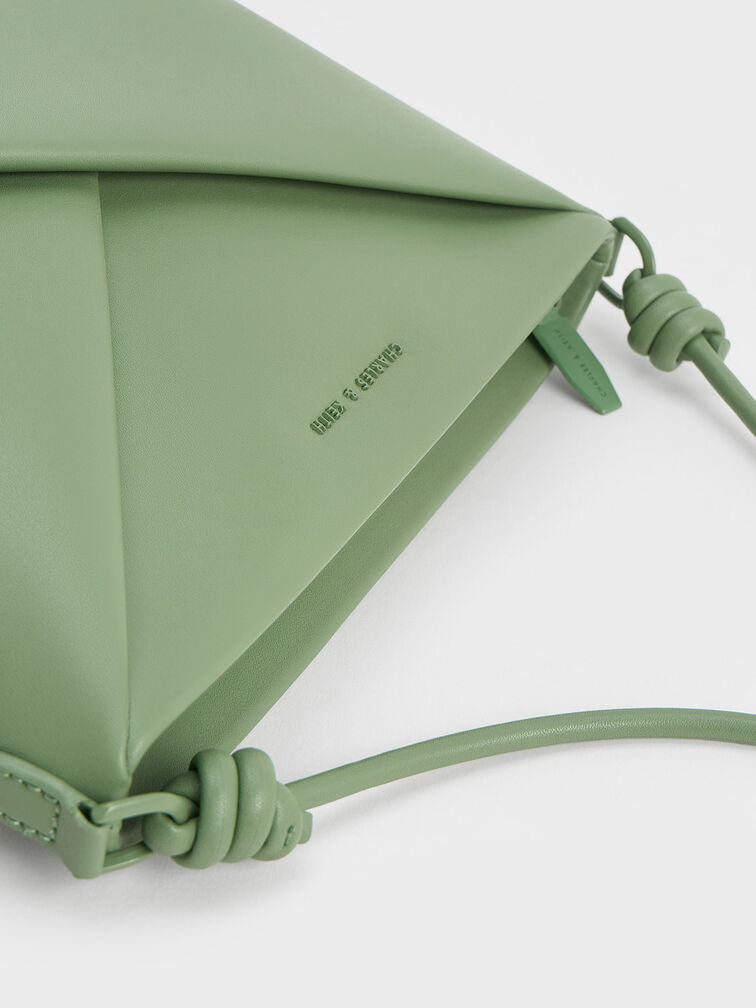 Midori Geometric Crossbody Bag, Green, hi-res