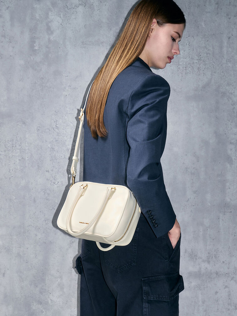 Sianna Bowling Bag, Cream, hi-res