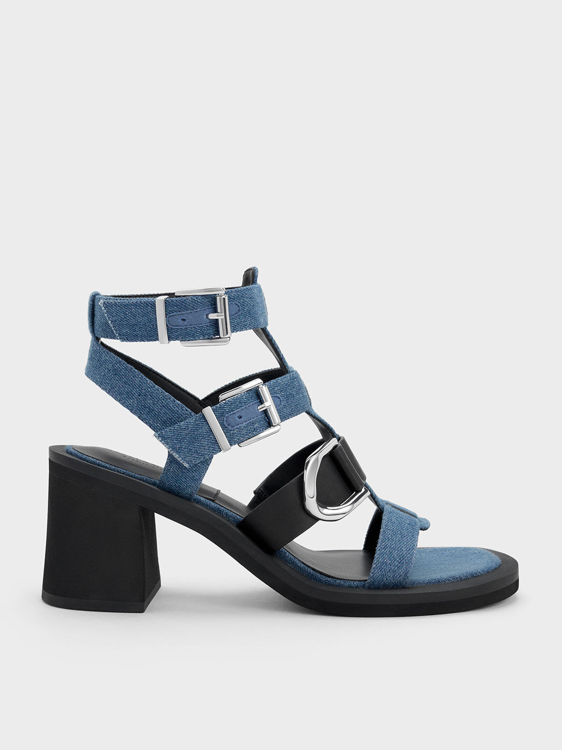 Denim gladiator sandals on sale
