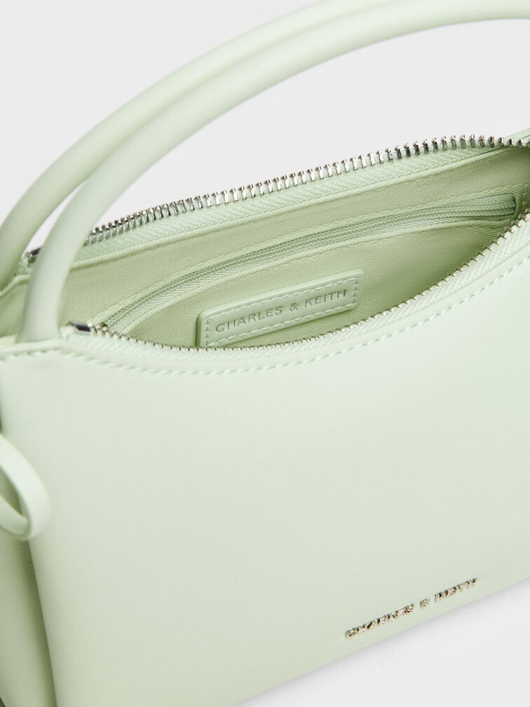 Hazel Bow Top Handle Bag, Mint Green, hi-res