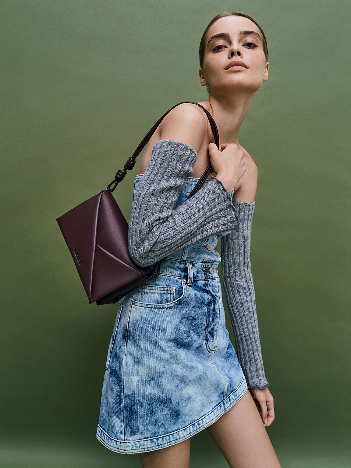 Charles and keith purple bag hotsell