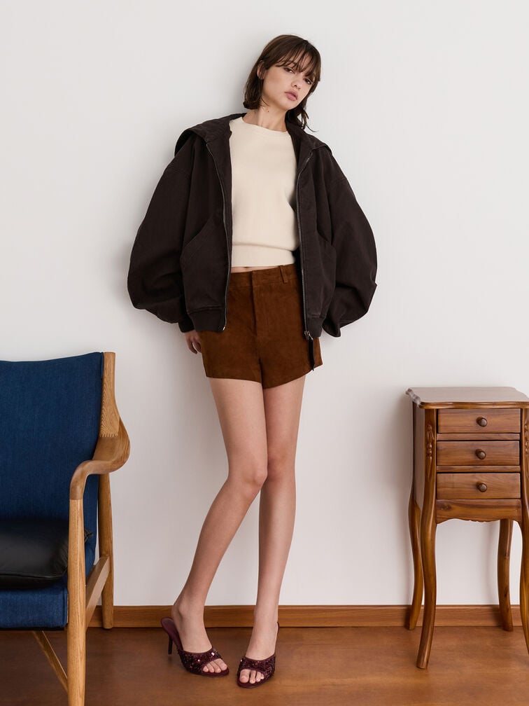 Sequinned Stiletto-Heel Mules, Burgundy, hi-res