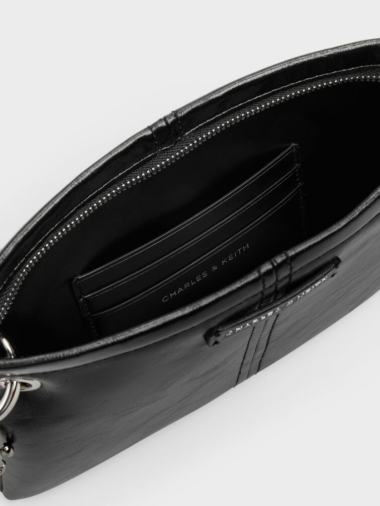 Noane Top-Zip Pouch, Noir, hi-res