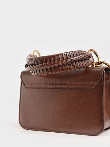 Raleigh Top Handle Bag, Chocolate, hi-res