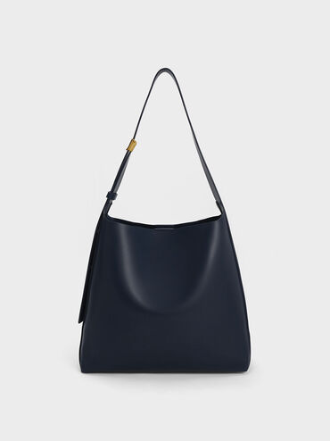 Edna Tote Bag, Navy, hi-res