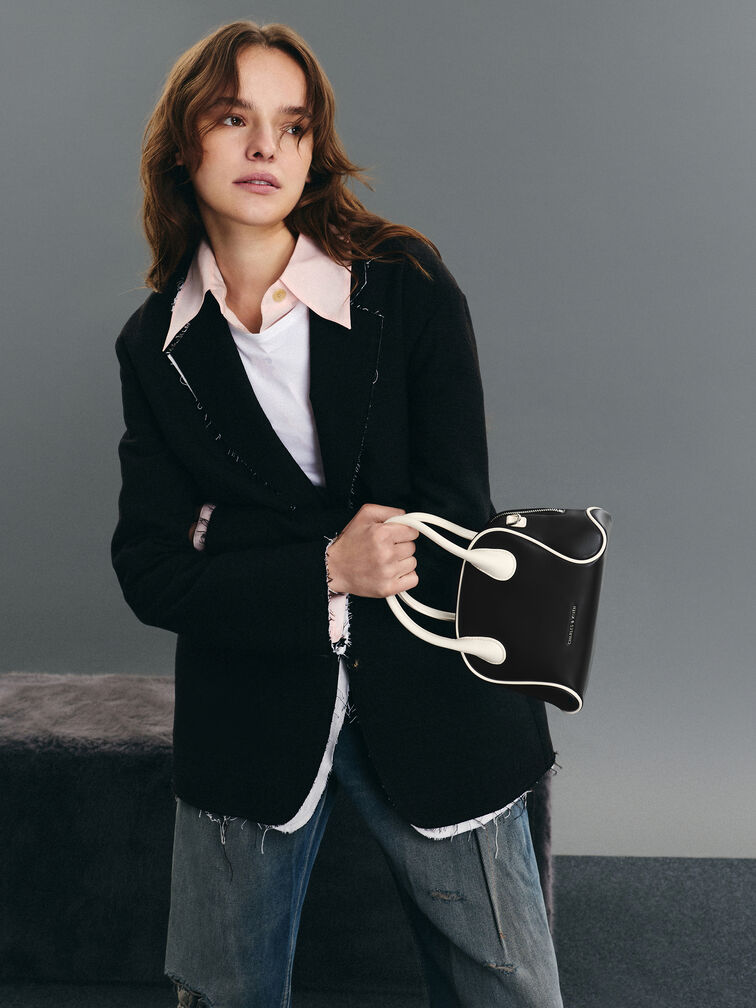 Nelly Two-Tone Bowling Bag, Multi, hi-res