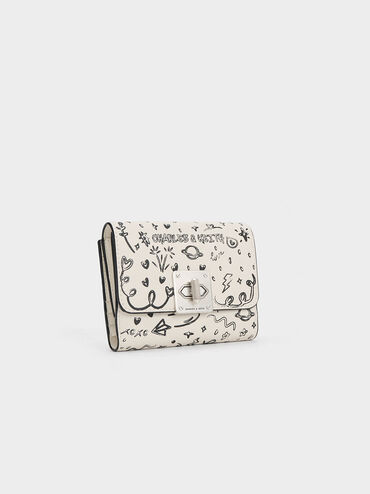 Tillie Printed Wallet, Multi, hi-res