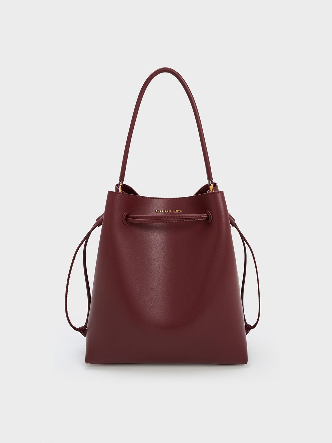 Charles and keith burgundy bag cheap