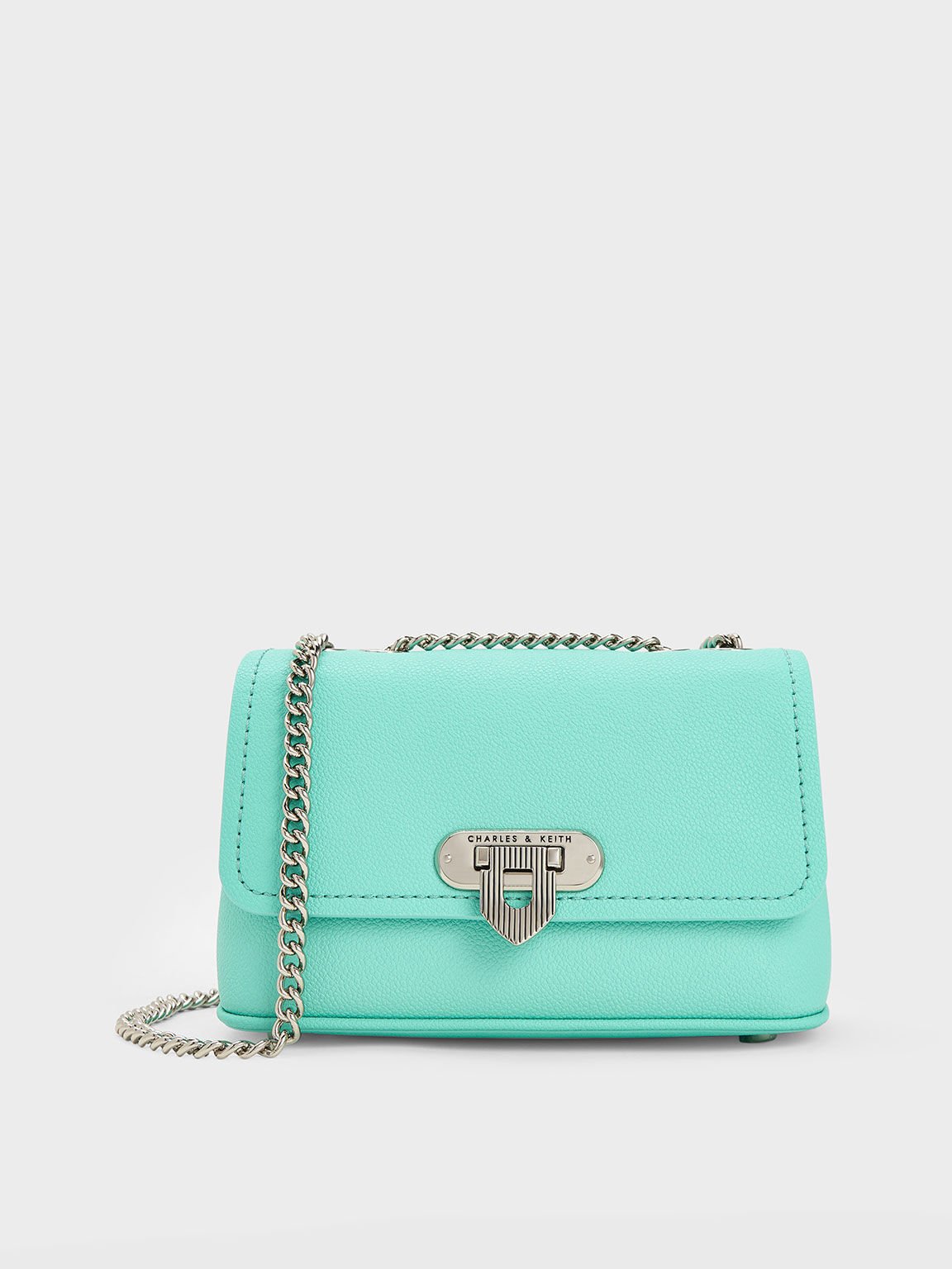 Charles and keith mint green bag 2025