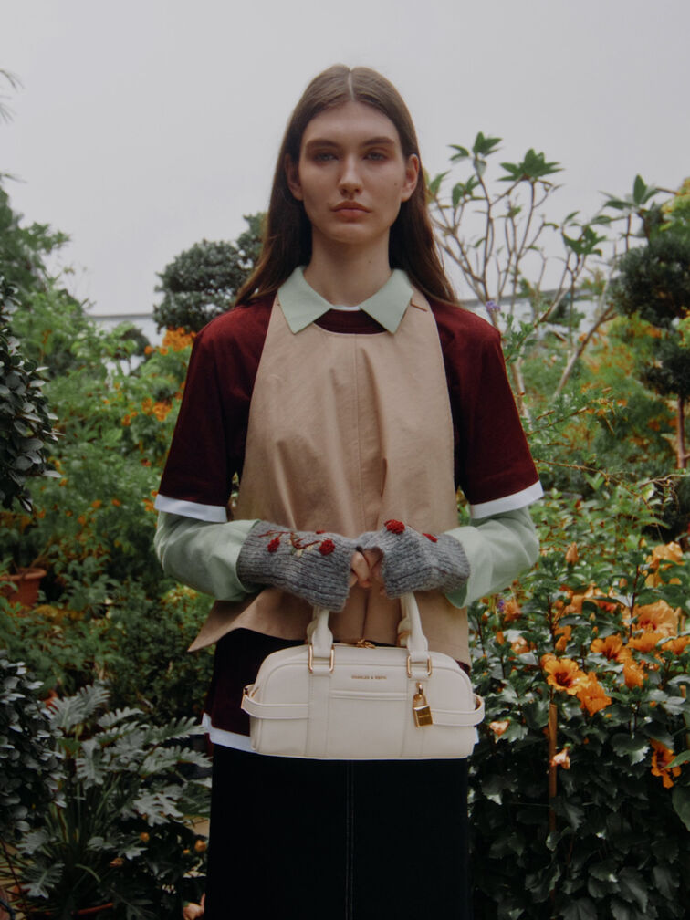 Scottie Bowling Bag, Cream, hi-res