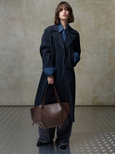 XL Calla Tote Bag, Espresso Brown, hi-res