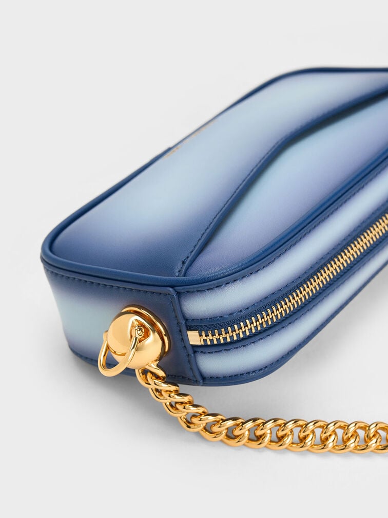 Cayce Ombre Boxy Crossbody Bag, Navy, hi-res