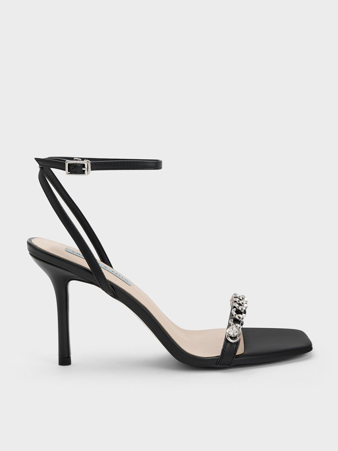 Sandals with deals chains around ankle
