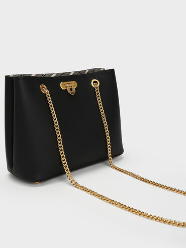 Alcott Tote Bag, Black, hi-res