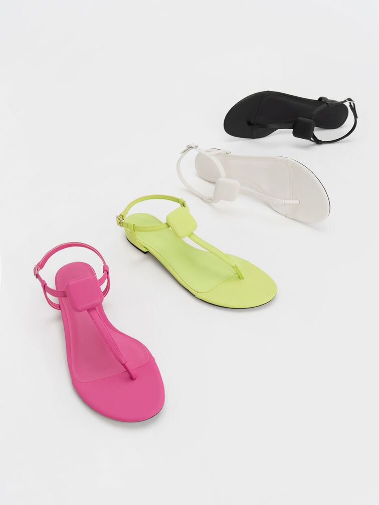 Koa Thong Sandals, White, hi-res