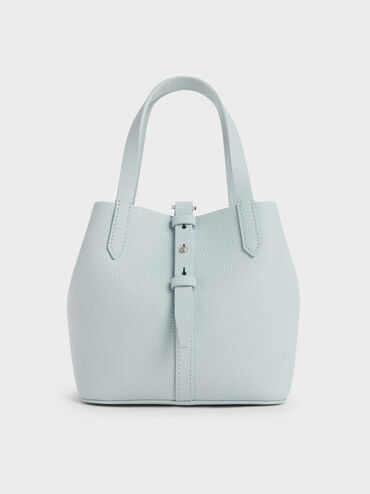 Beryl Belted Bucket Bag, Sea Salt Blue, hi-res