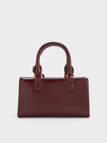 Mini Kerry Top Handle Bag, Wineberry Red, hi-res