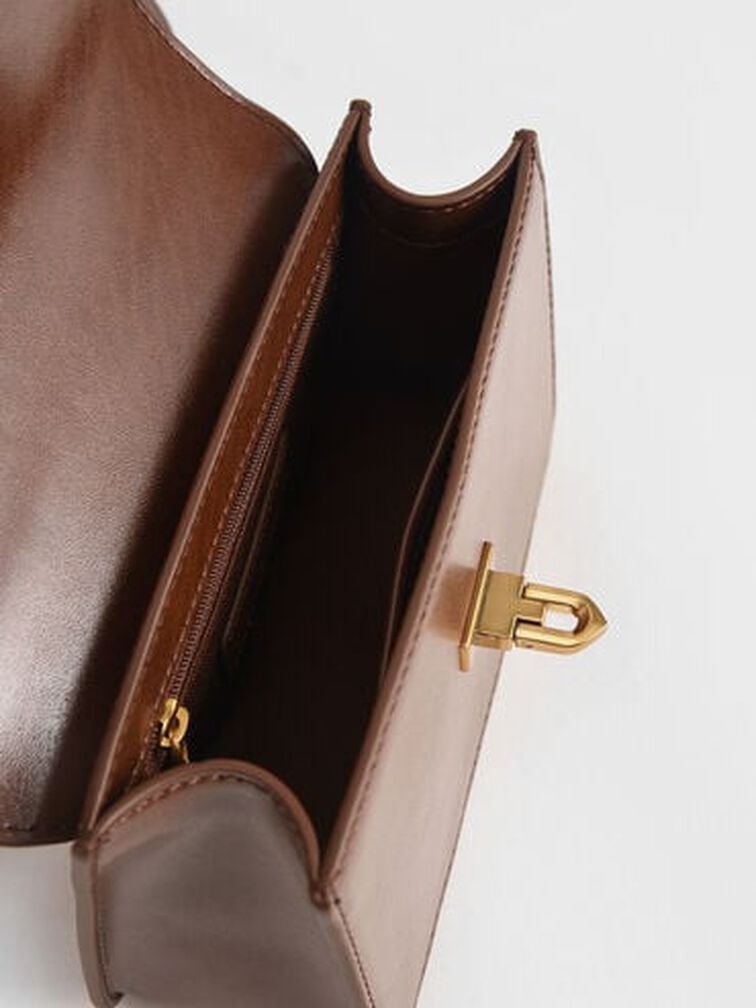 Raleigh Top Handle Bag, Chocolate, hi-res