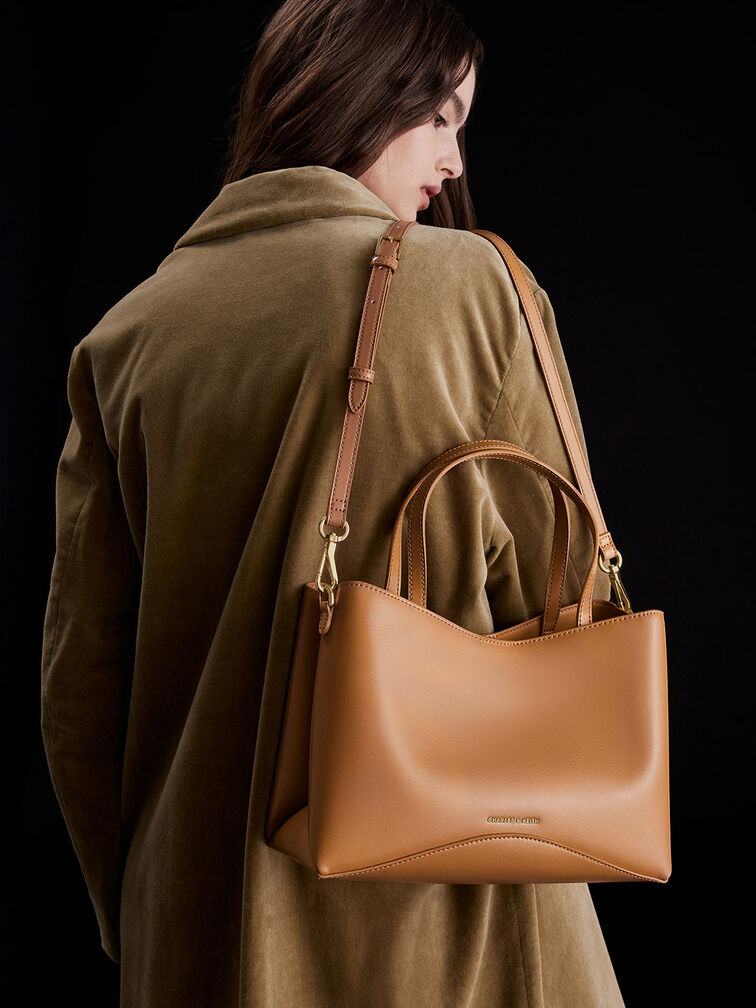 Sybill Tote Bag, Toffee, hi-res