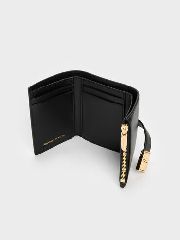 Acelynn Belted Small Wallet, Black, hi-res