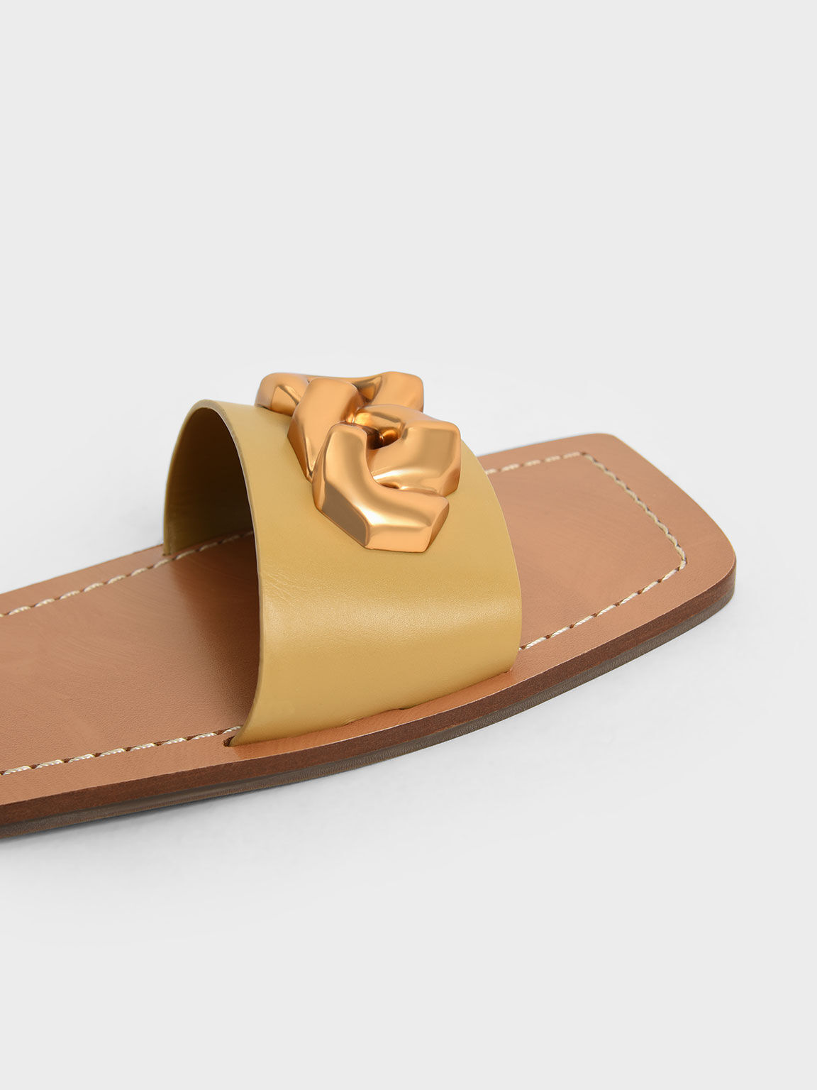 Mustard slide on sale sandals