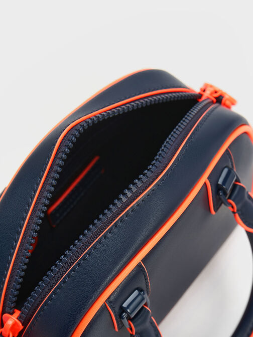 Gwiana Bowling Bag, Navy, hi-res