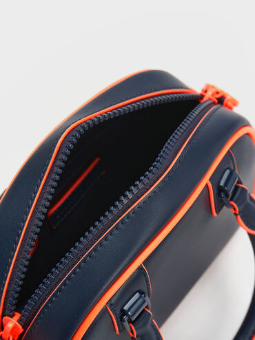 Gwiana Bowling Bag, Navy, hi-res