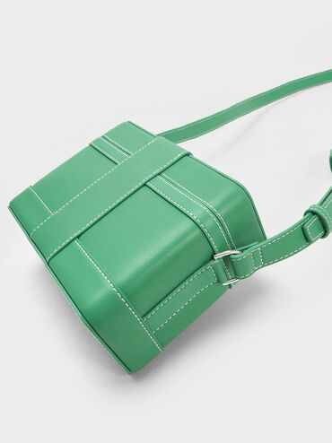 Bronte Boxy Crossbody Bag, Green, hi-res