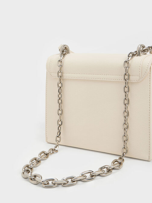 Brennan Chain Handle Crossbody Bag, Cream, hi-res