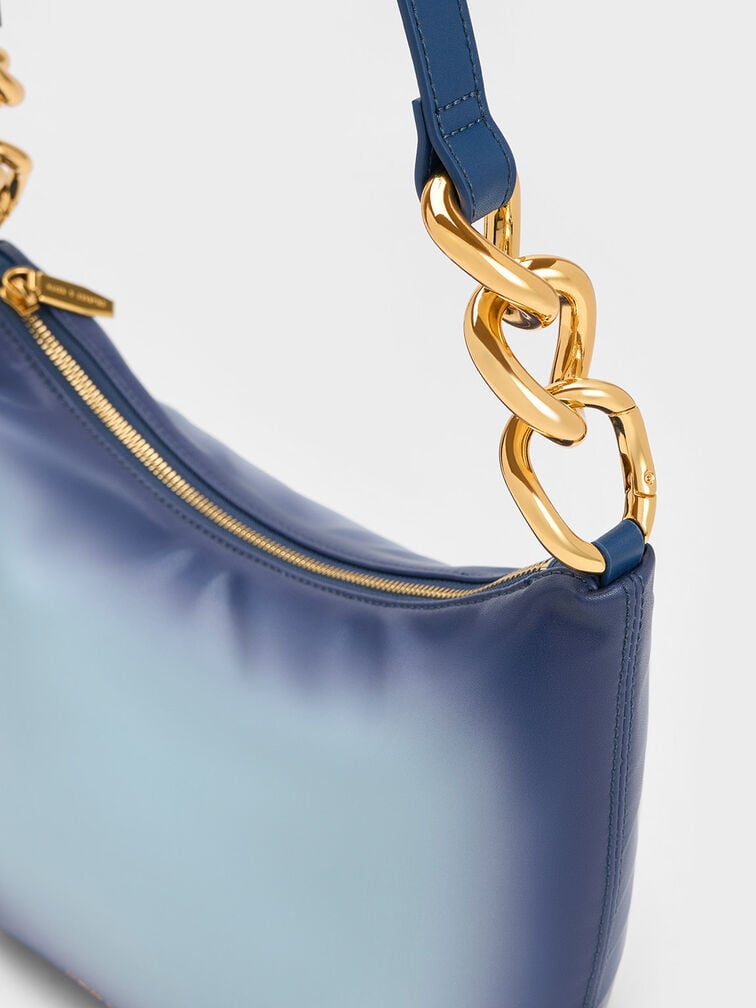 Cayce Ombre Hobo Bag, Navy, hi-res