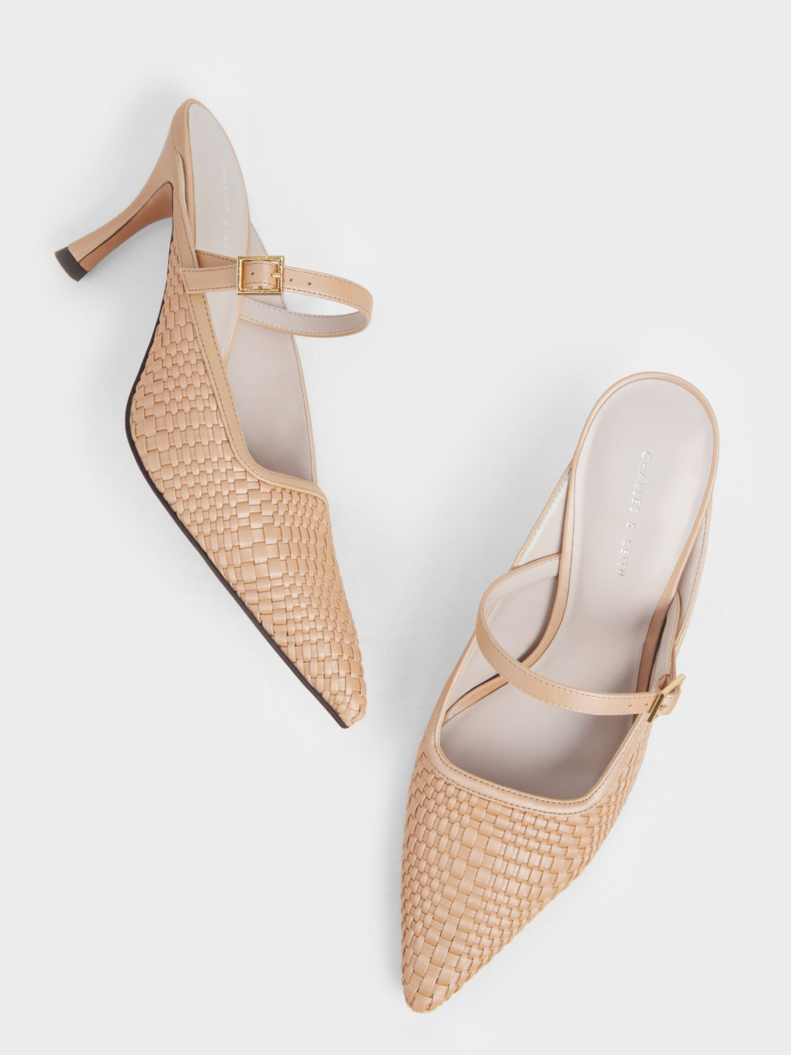 Camel heeled mules store