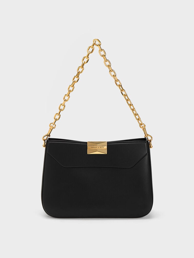 Kalinda Shoulder Bag, Black, hi-res