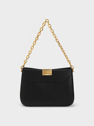 Kalinda Shoulder Bag, Black, hi-res