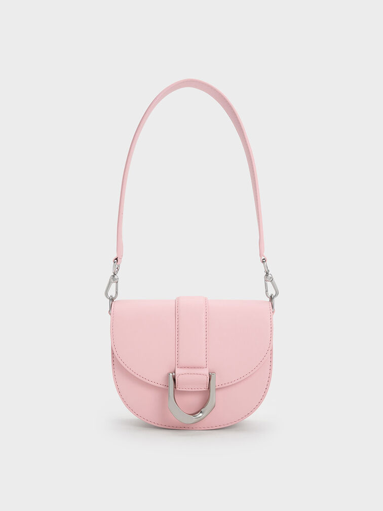 Mini Gabine Saddle Bag - Pink