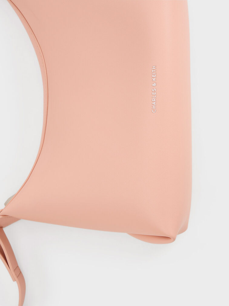 Aurelie Trapeze Hobo Bag, Pink, hi-res