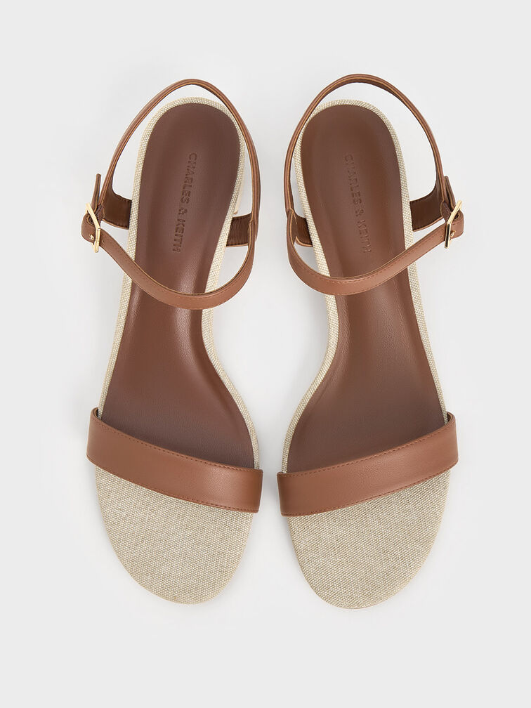 Alec Block-Heel Ankle-Strap Sandals, Multi, hi-res