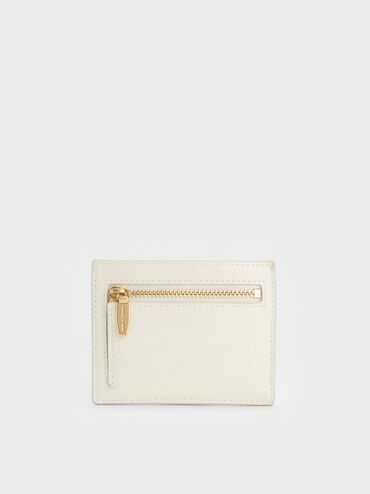 Carli Multi-Slot Card Holder, Cream, hi-res