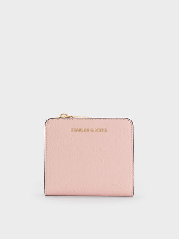 Keely Top Zip Small Wallet, Light Pink, hi-res