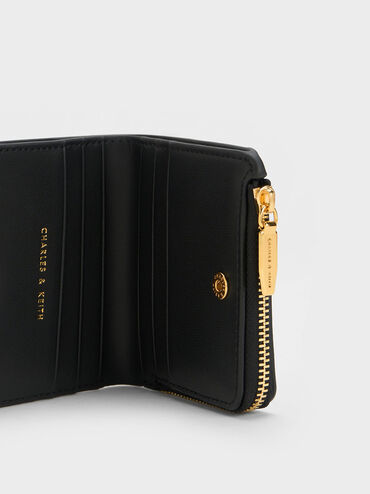 Zip Around Card Holder, Black, hi-res
