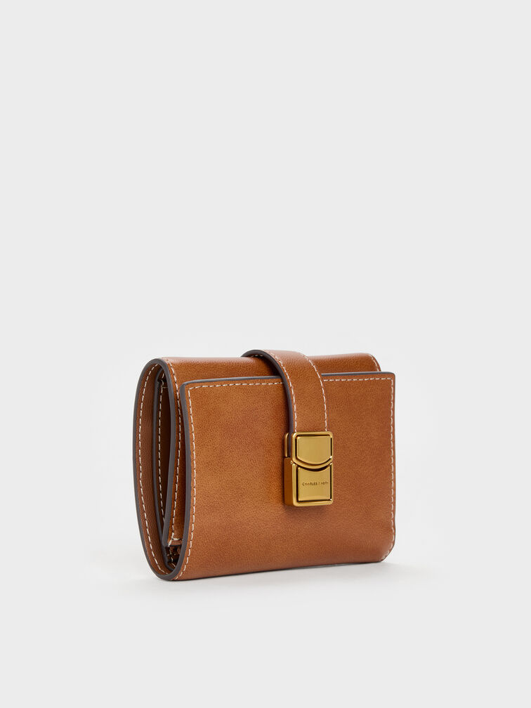 Acelynn Belted Small Wallet, Distressed Tan, hi-res